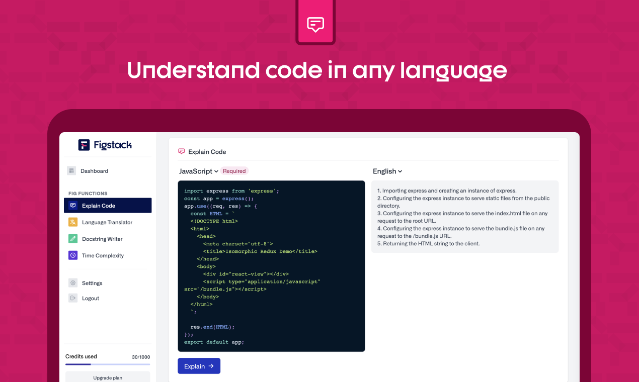 Figstack: Your Intelligent Coding Companion